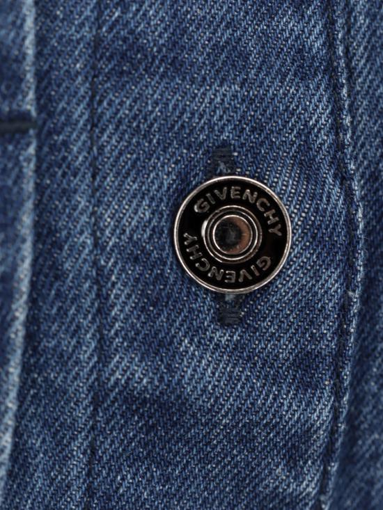  지방시 데님 원피스 데님 셰미지에 드레스 미디엄 블루 - GIVENCHY