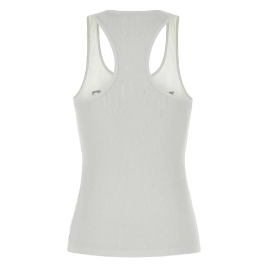  스텔라 맥카트니 민소매 티셔츠 스텔라 매카트니 레이서백 탱크탑 화이트 - STELLA MCCARTNEY