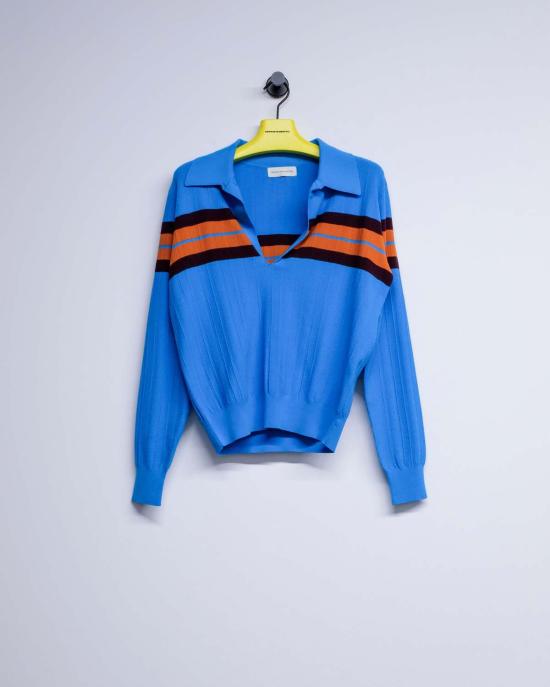  드리스 반 노튼 스웨터 Dries Van Noten Maona  터콰이즈 - DRIES VAN NOTEN