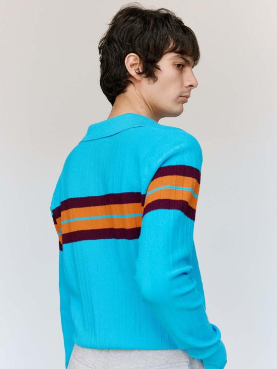  드리스 반 노튼 스웨터 Dries Van Noten Maona  터콰이즈 - DRIES VAN NOTEN