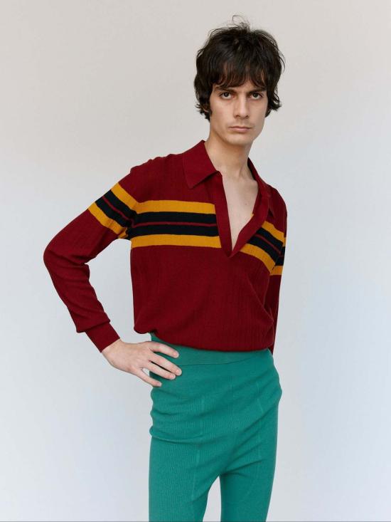  드리스 반 노튼 스웨터 Dries Van Noten 보르도 Maona