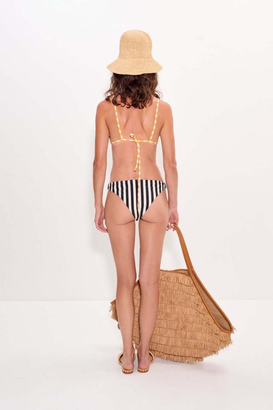  사이먼밀러 비키니 수영복 사이먼 밀러 브와이 비키니 하의 블랙/화이트 스트라이프 - SIMONMILLER