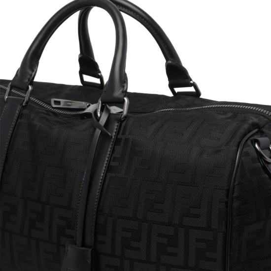  펜디 더플백 FF  블랙 - FENDI