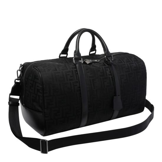  펜디 더플백 FF  블랙 - FENDI