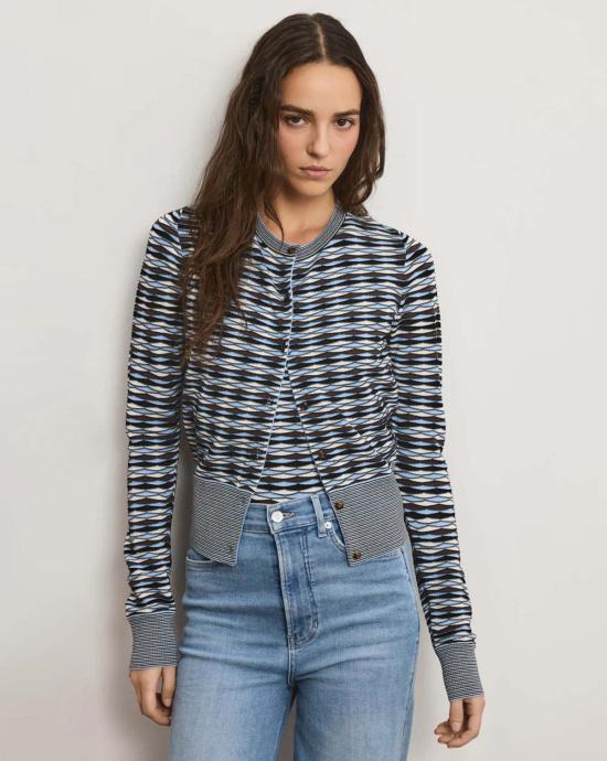  베로니카비어드 가디건 베로니카 비어드 캄브리아 카디건 블루 제이 멀티