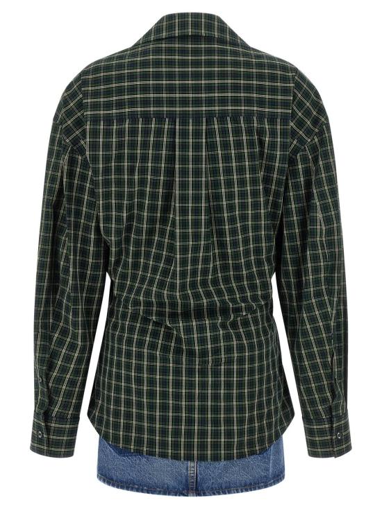  알렉산더 왕 숏 원피스 월렛 셔츠 드레스 그린 - ALEXANDER WANG