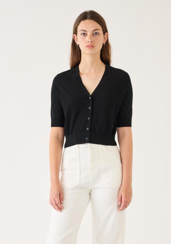  데미리 뉴욕 가디건 데밀리 테이트 파인 코튼 스트레치 - DEMYLEE