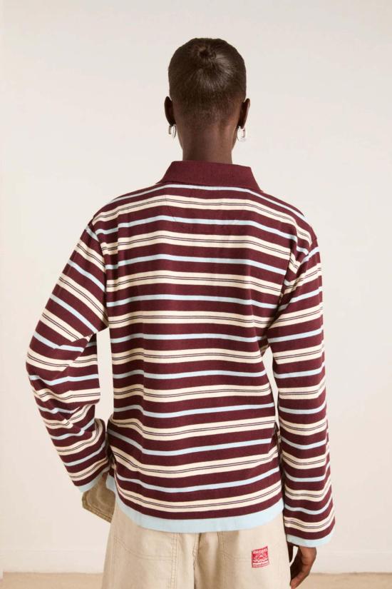  담손매더 블라우스 담슨 매더 노아 신치 레이어드 럭비 탑 - DAMSON MADDER