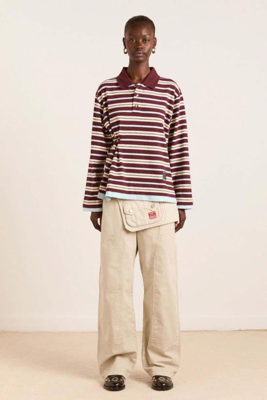  담손매더 블라우스 담슨 매더 노아 신치 레이어드 럭비 탑