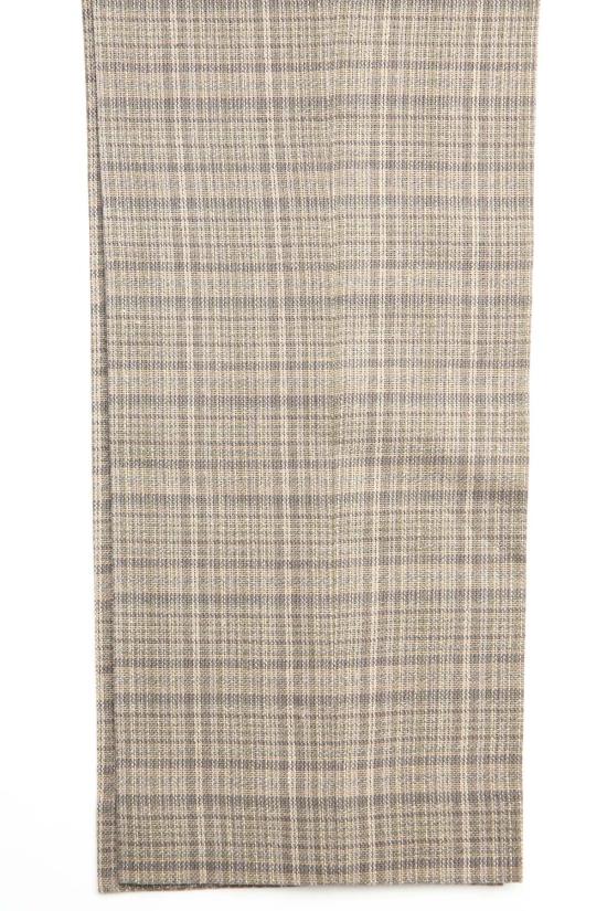  오라리 스트레이트 팬츠 오랄리 실크 린넨 네프 체크 슬랙스 - AURALEE