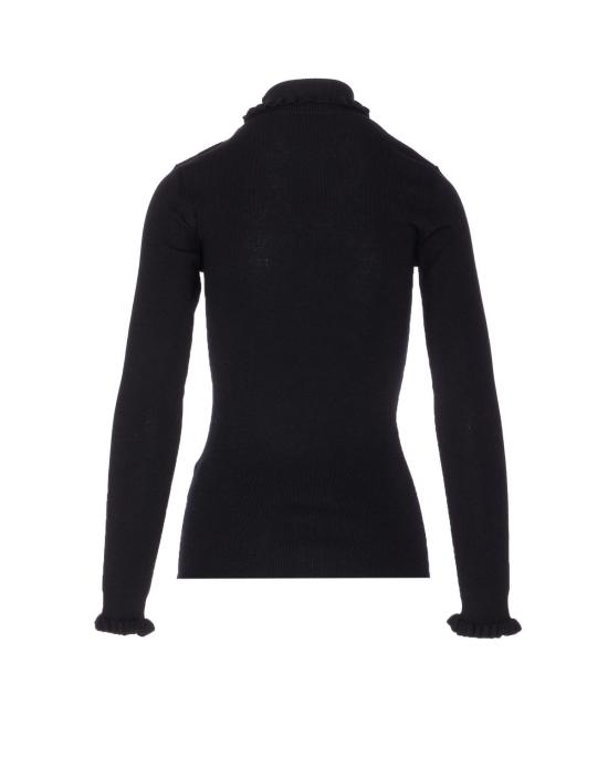  발렌티노 가라바니 터틀넥 솔리드 스웨터 블랙 - VALENTINO GARAVANI