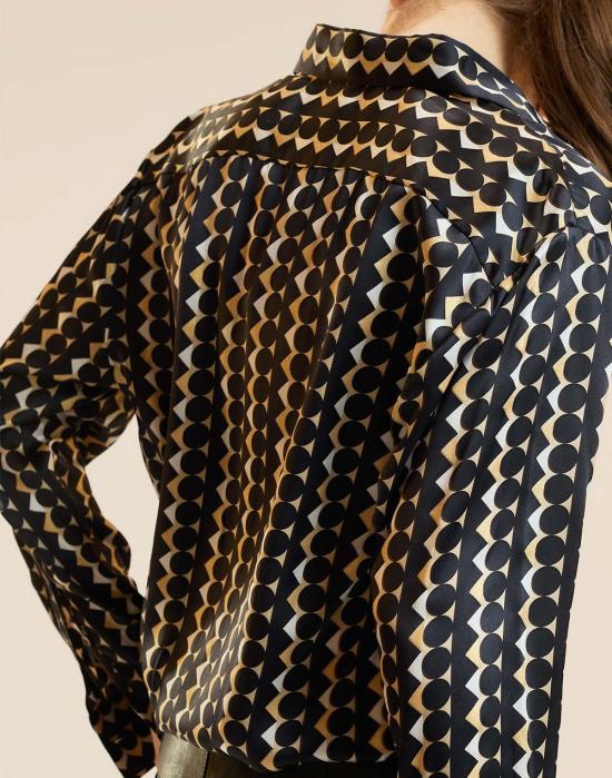  신시아 로리 블라우스 신시아 로울리 소장용 실크 셔츠 지오블카 - CYNTHIA ROWLEY