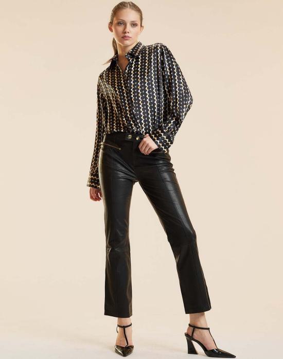  신시아 로리 블라우스 신시아 로울리 소장용 실크 셔츠 지오블카 - CYNTHIA ROWLEY