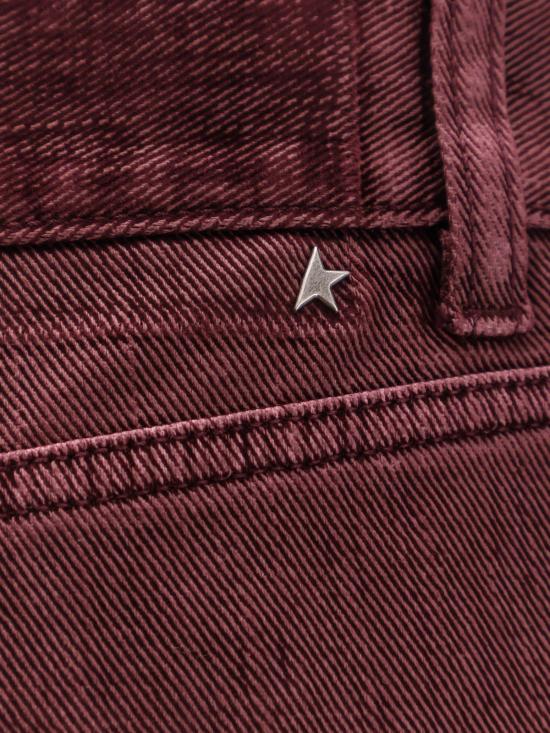  골든구스 스트레이트 팬츠 골든 구스 멜로디 보이프렌드 핏  포트 로얄 - GOLDEN GOOSE