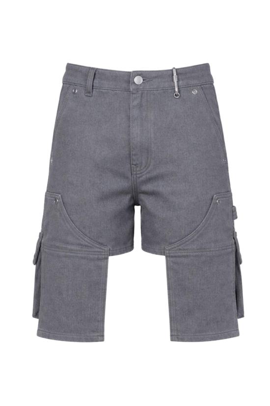  FANG NYC 숏팬츠 Fang NYC 아일렛 더블 니 카펜터 쇼츠 (확장형 포켓 포함)