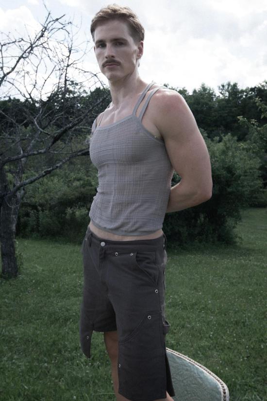  FANG NYC 숏팬츠 Fang NYC 아일렛 더블 니 카펜터 쇼츠 (확장형 포켓 포함) - OTHER BRANDS