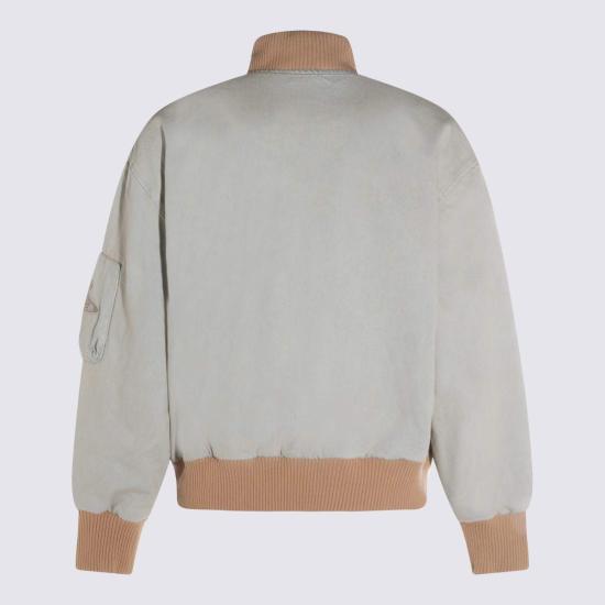  비비안웨스트우드 데님 자켓 비비안 웨스트우드 라이트 블루/베이지 코튼 데님 재킷 - VIVIENNE WESTWOOD