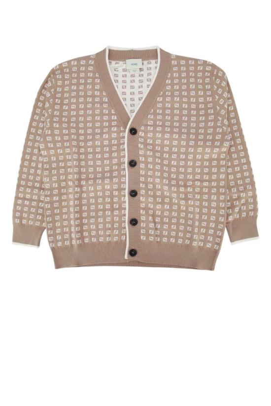  [키즈] 펜디 풀오버 키즈  카디건 마이크로 FF 코튼 스웨터 린넨