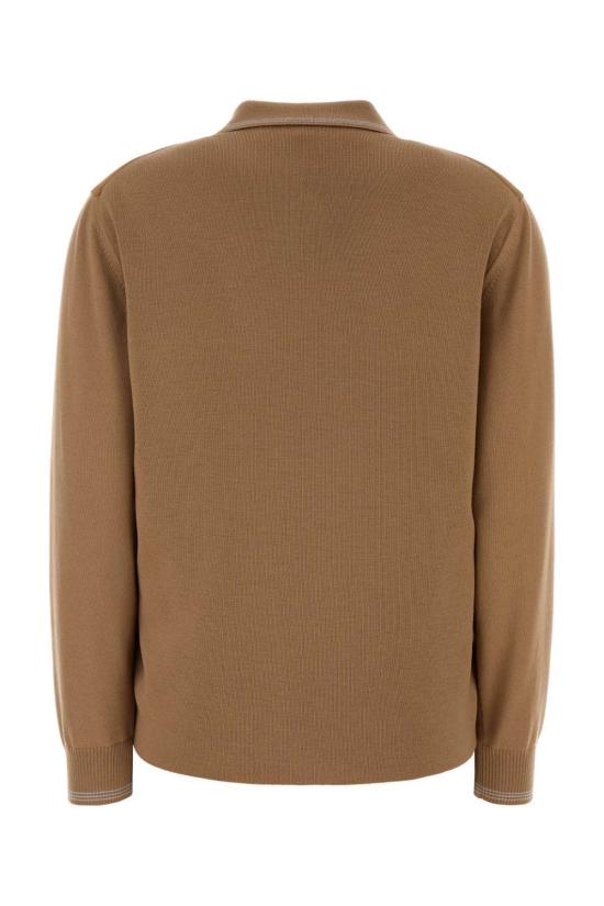  미우미우 가디건 카멜 울 & 스웨이드  카멜로 - MIU MIU