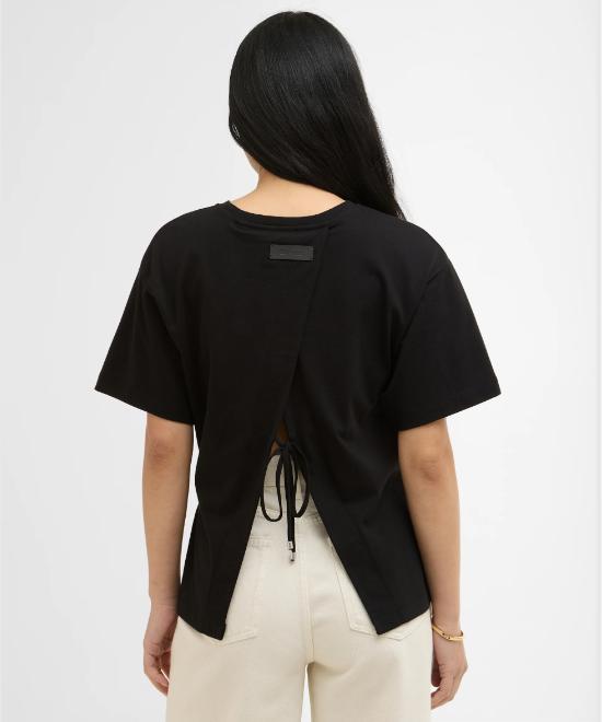 26SS 바버 반팔 티셔츠 LML0924 LML BK11 Black - BARBOUR