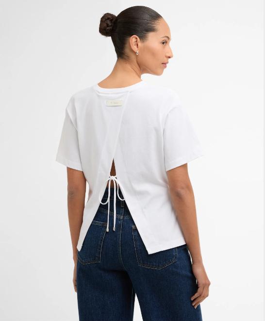 26SS 바버 반팔 티셔츠 LML0924 LML WH11 White - BARBOUR