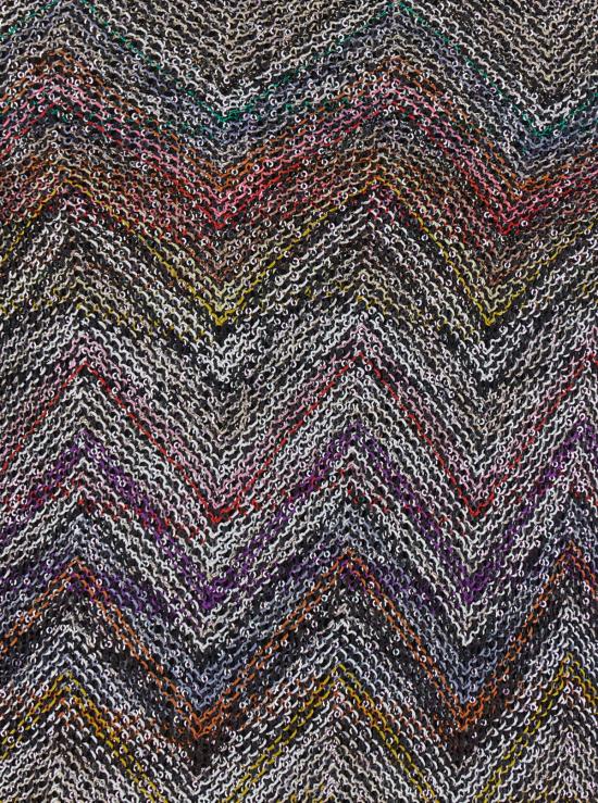  미소니 롱 원피스 미쏘니 지그재그 무늬 멀티컬러 롱 드레스 - MISSONI