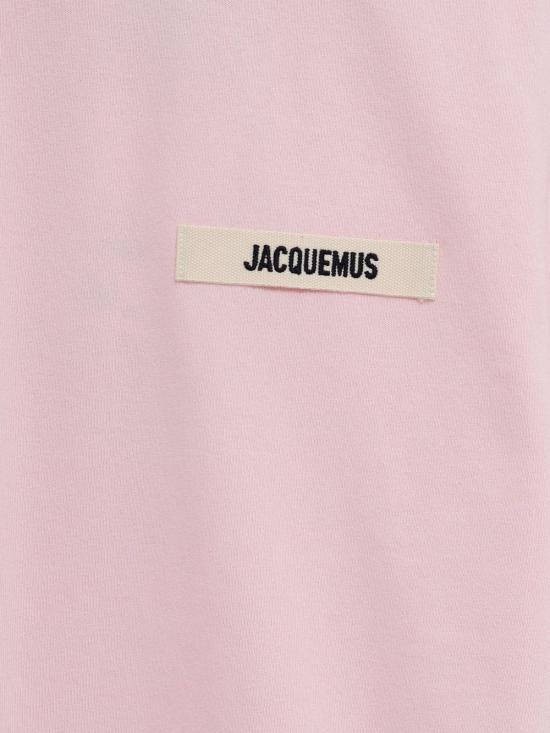 26SS 자크뮈스 그로그랭 로고 티셔츠 TSM00133AJ00226 431 Pink - JACQUEMUS