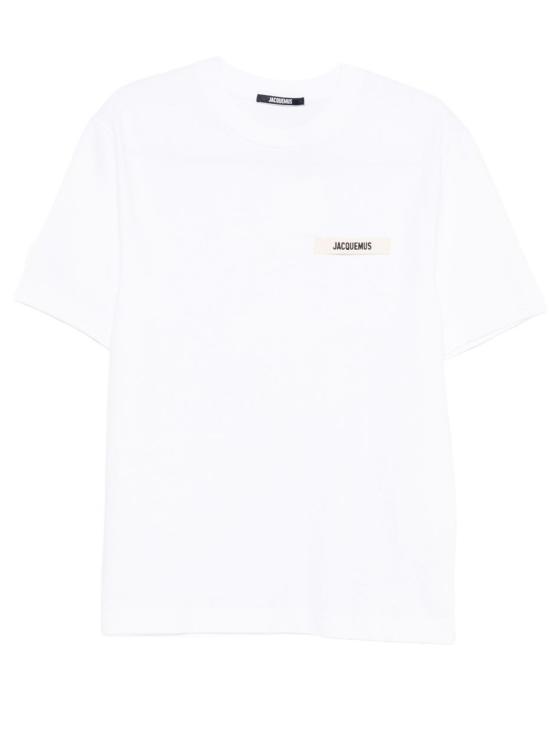 26SS 자크뮈스 그로그랭 로고 티셔츠 TSM00133AJ00226 100 White