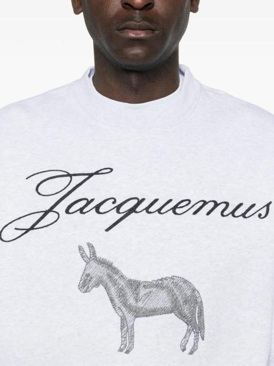 26SS 자크뮈스 긴팔 티셔츠 SSM00314AJ00174 9DS Grey - JACQUEMUS