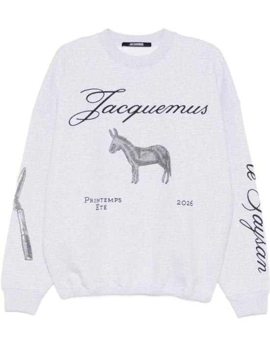 26SS 자크뮈스 긴팔 티셔츠 SSM00314AJ00174 9DS Grey