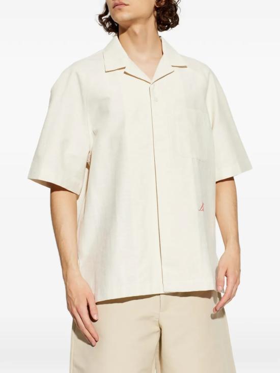 26SS 자크뮈스 폴로 티셔츠 SHM00573AW00731 110 Beige - JACQUEMUS