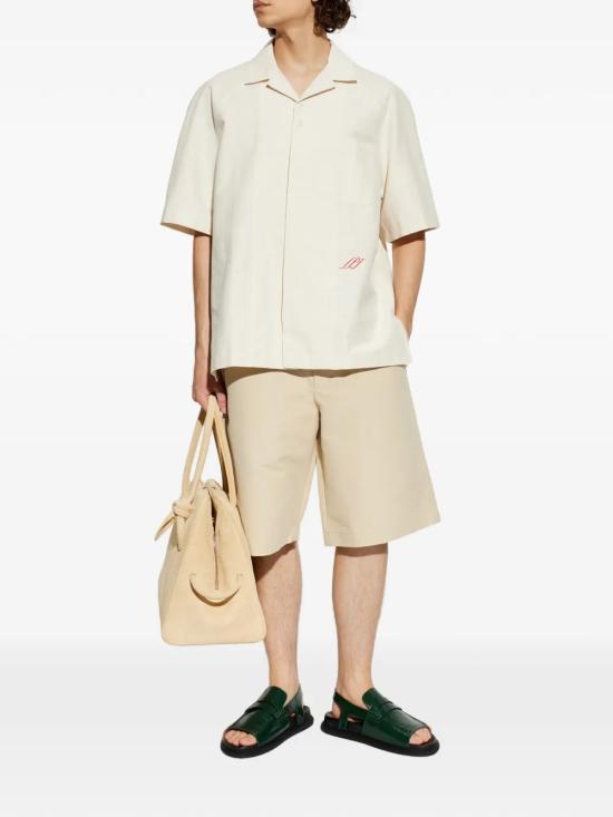 26SS 자크뮈스 폴로 티셔츠 SHM00573AW00731 110 Beige - JACQUEMUS