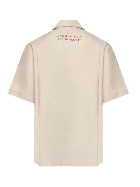 26SS 자크뮈스 폴로 티셔츠 SHM00573AW00731 110 Beige - JACQUEMUS