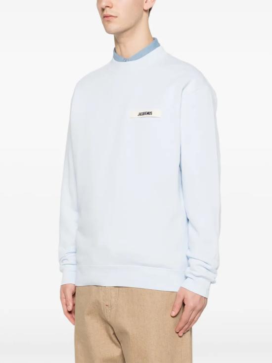 26SS 자크뮈스 그로그랭 스웨트 셔츠 SSM00206AJ00126 321 Blue - JACQUEMUS