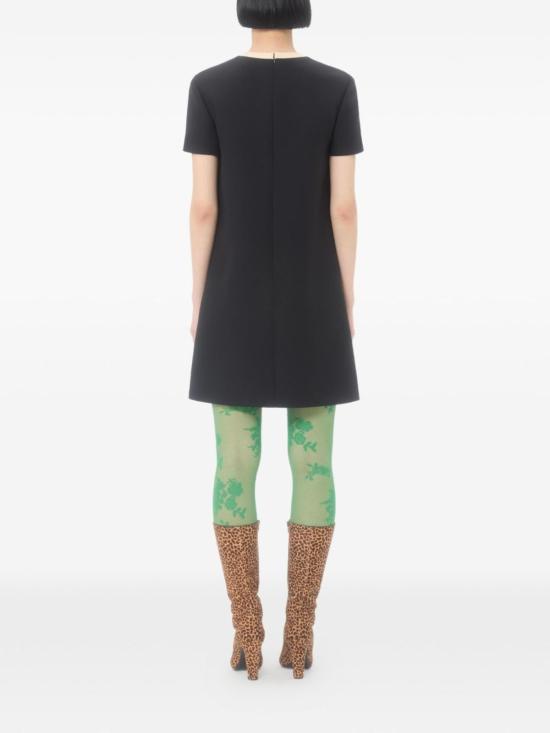  발렌티노 가라바니 미디 원피스 발렌티노 울 & 실크 혼방 블랙 드레스 - VALENTINO GARAVANI