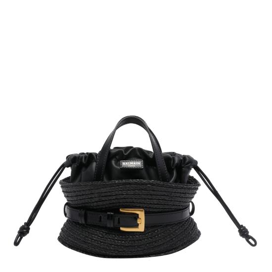 26SS 발망 토트백 DP017TFRF 0PA Black