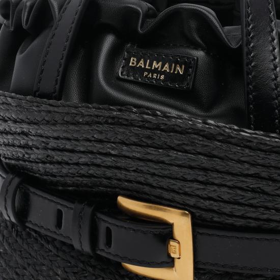 26SS 발망 토트백 DP017TFRF 0PA Black - BALMAIN