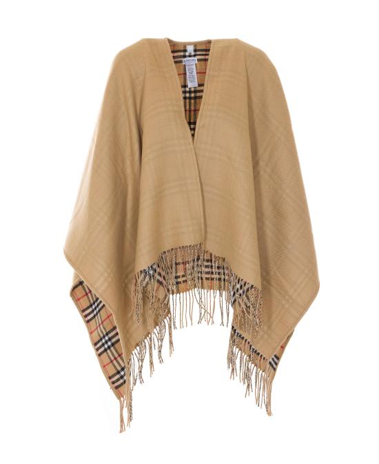 26SS 버버리 체크 울 리버시블 케이프 8071673 A7026 Beige