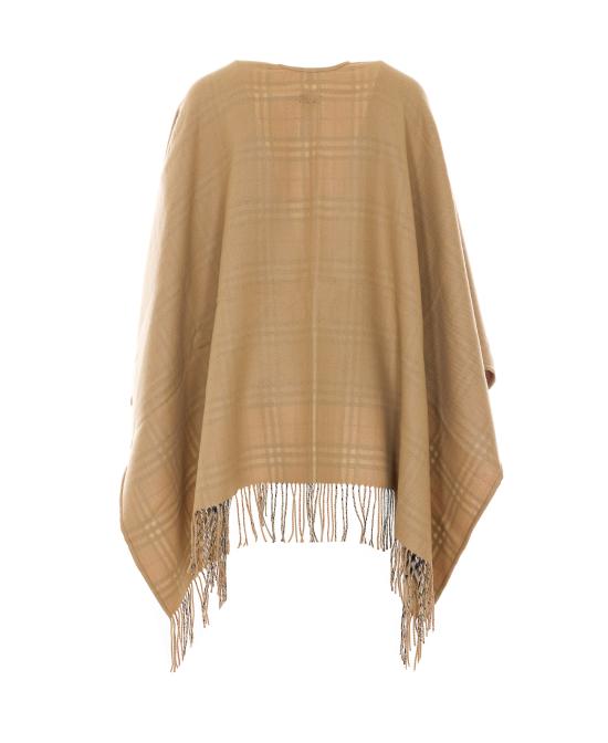 26SS 버버리 체크 울 리버시블 케이프 8071673 A7026 Beige - BURBERRY