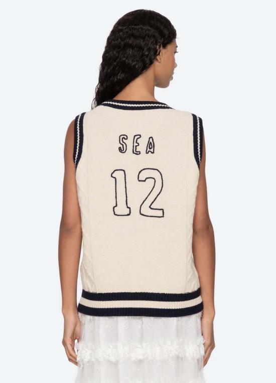  씨뉴욕 베스트 Sea Ny Maren 니트 탱크 - SEA NY