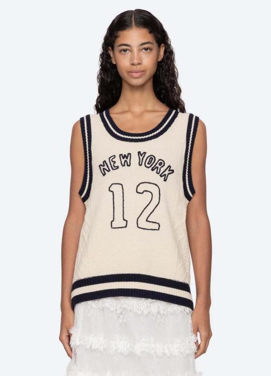  씨뉴욕 베스트 Sea Ny Maren 니트 탱크 - SEA NY