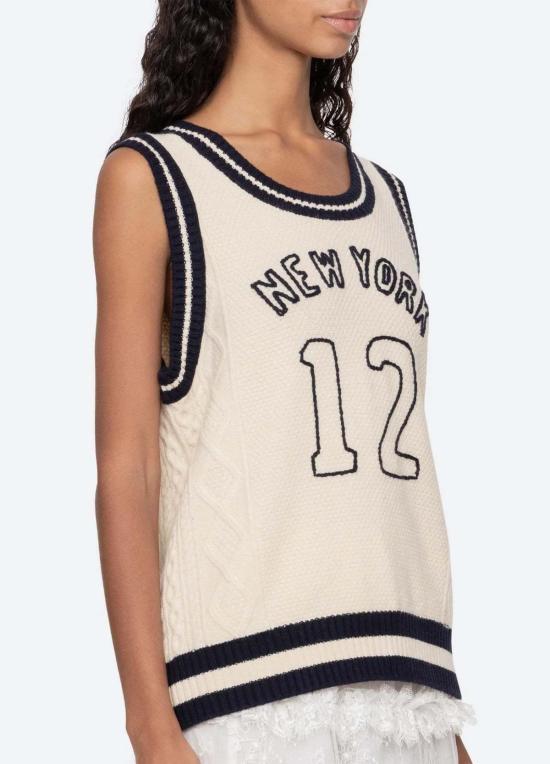  씨뉴욕 베스트 Sea Ny Maren 니트 탱크 - SEA NY