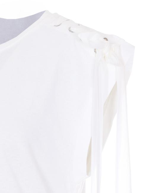 26SS 트윈셋 반팔 티셔츠 261TP2111 00001 White - TWINSET