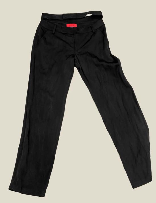  에크하우스 라타 스트레이트 팬츠 Eckhaus Latta 섀도우 바지 팬츠 흑요석 - ECKHAUS LATTA