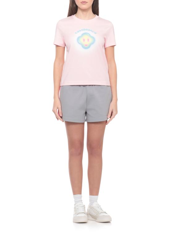 26SS 카사블랑카 반팔 티셔츠 WSP26JTS02001 PALE PINK Pink - CASABLANCA