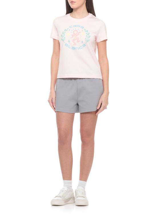 26SS 카사블랑카 반팔 티셔츠 WSP26JTS02002 PALE PINK Pink - CASABLANCA