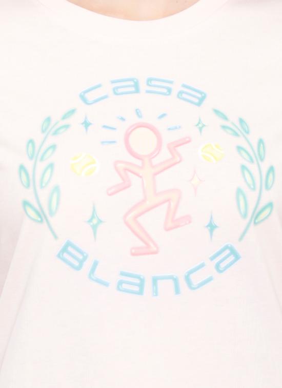 26SS 카사블랑카 반팔 티셔츠 WSP26JTS02002 PALE PINK Pink - CASABLANCA