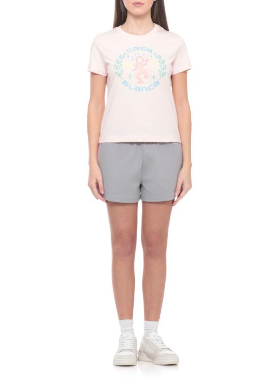 26SS 카사블랑카 반팔 티셔츠 WSP26JTS02002 PALE PINK Pink - CASABLANCA