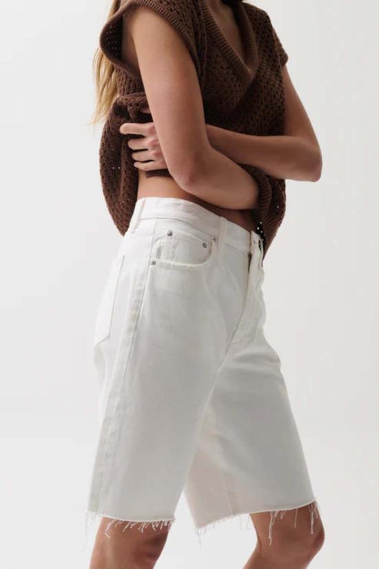  피스톨라 데님 숏팬츠 놀란 릴렉스드 스트레이트 컷오프 쇼츠 - PISTOLA