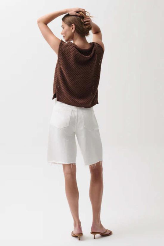  피스톨라 데님 숏팬츠 놀란 릴렉스드 스트레이트 컷오프 쇼츠 - PISTOLA